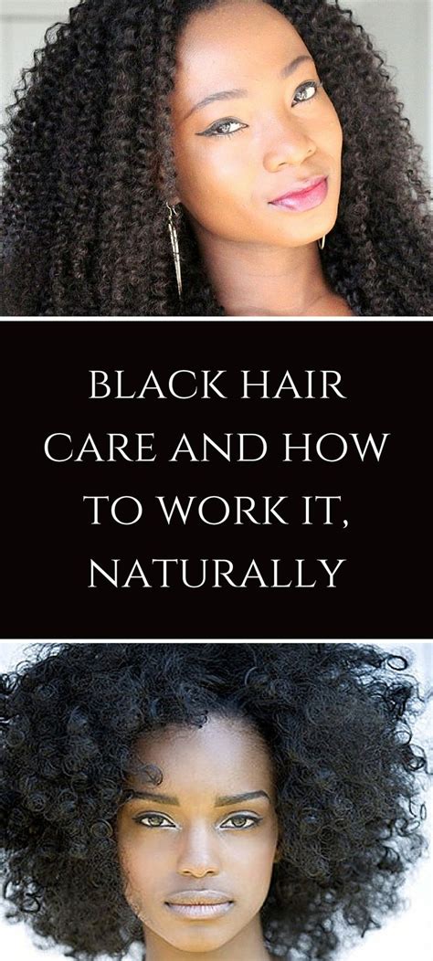 Black Hair Care and How To Work It, Naturally - Nyraju Skin Care ...