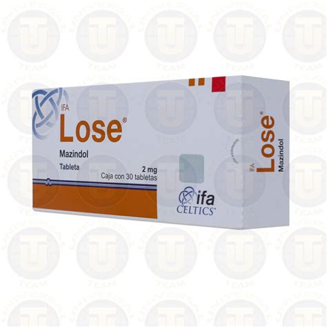 Lose (Mazindol) 2 Mg 30 Tabletas Ifa Celtics – Universal Team