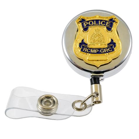 RCMP GRC Royal Canadian Mounted Police Badge Retractable - Etsy Canada