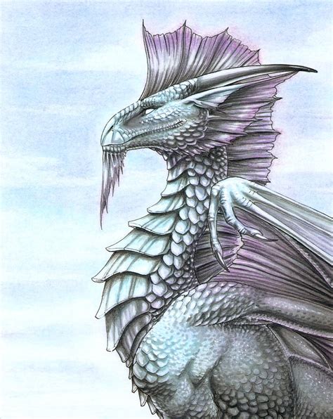 Silver Dragon by FlamSlade on DeviantArt