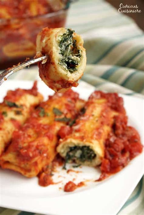 Cannelloni Ricotta e Spinaci (Spinach and Ricotta Cannelloni) • Curious ...