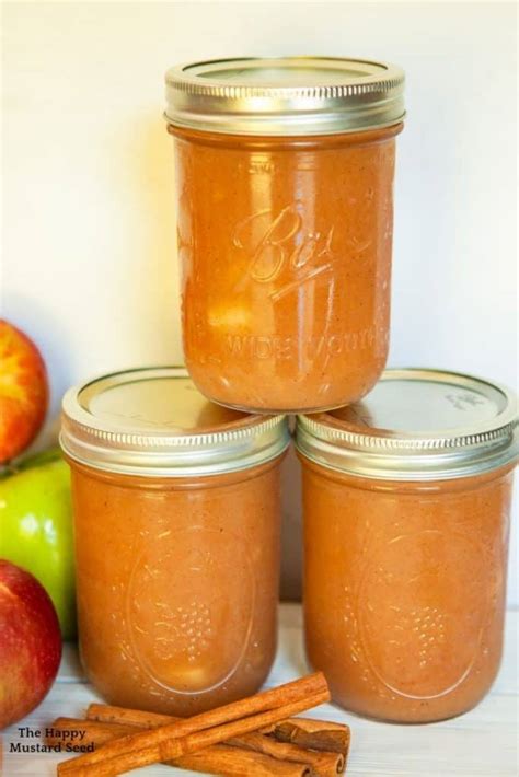 How To Make Applesauce (Canning Applesauce) | The Happy Mustard Seed