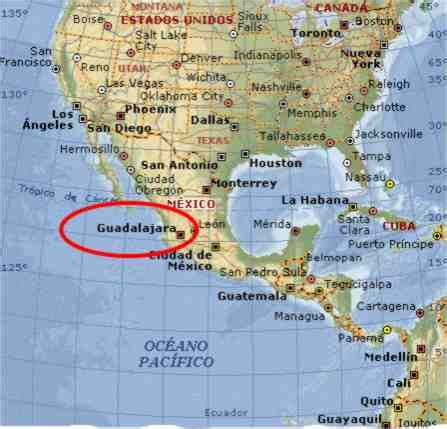 Guadalajara Jalisco Mexico Maps