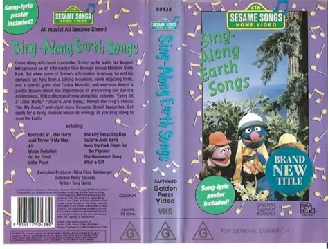 SESAME STREET SING Along Songs Vhs Pal Video A Rare Find~ $52.90 - PicClick CA