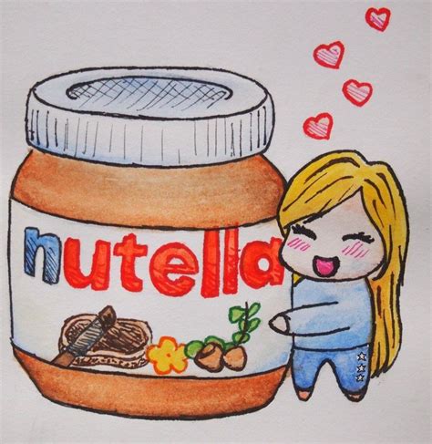 Nutella drawing love | Nutella, Drawings, Cute drawings