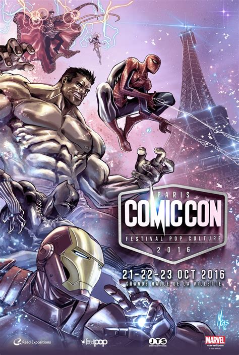 Le Comic Con Paris 2016 dévoile son affiche officielle ! - Actu-Mag.fr