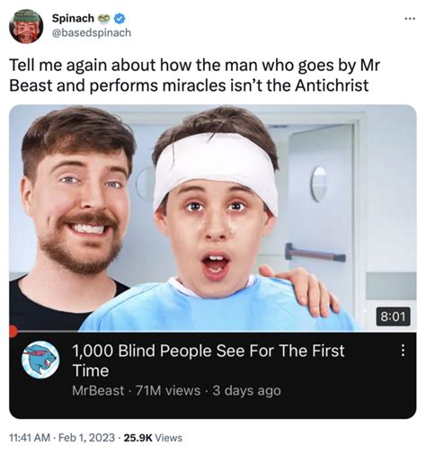 MrBeast Antichrist Twitter Meme | MrBeast Antichrist Comparisons | Know ...