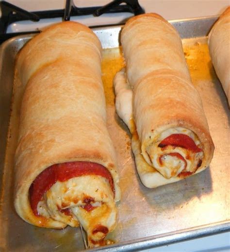 This is our version of a delicious Pepperoni Roll made out of Grands Biscuits. What we do is ...