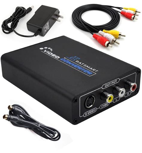 Buy Tech Gear HDMI to 3RCA AV CVBS Composite S-Video R/L Audio Converter Adapter Upscaler Online ...