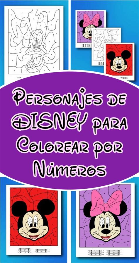 Libro Mágico de Disney para Colorear por Números