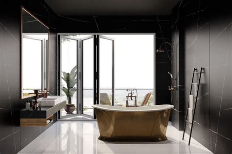 4 Ways to Design a Modern Monochromatic Bathroom | Tatler Asia