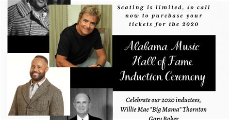 Alabama Music Hall of Fame 2020 Induction Banquet - Visit Florence