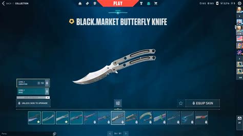 NEW BLACK MARKET BUTTERFLY KNIFE IN GAME - YouTube