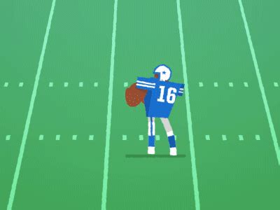 Quarterback Animated GIF by Fraser Davidson for Cub Studio on Dribbble