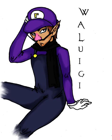 Waluigi FanArt by WolfessNatasha on DeviantArt