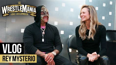 Rey Mysterio reunites with Stacy Keibler: WrestleMania 39 Vlog - Win ...