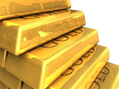 Gold bars stacked stock illustration. Illustration of greed - 9193081