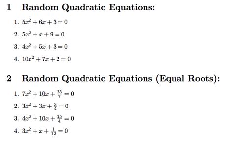 pgfmath - Random quadratic equation - TeX - LaTeX Stack Exchange