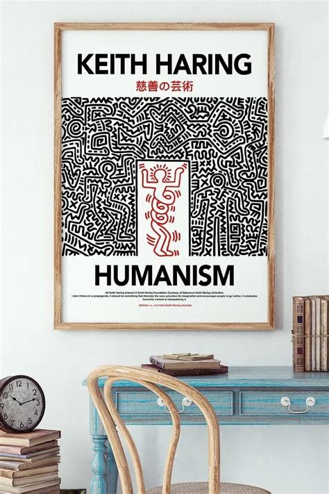 Keith Haring Humanism Exhibition Keith Haring Humanism Art - Etsy in ...