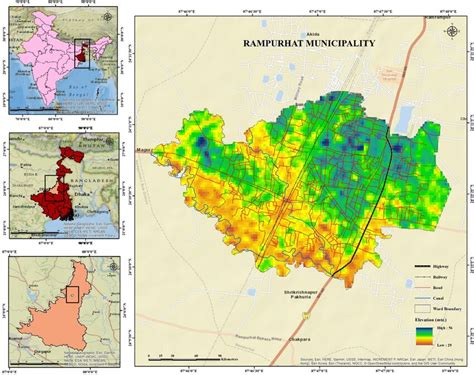 Study area map of Rampurhat municipality | Download Scientific Diagram