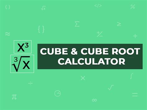 Cube Root Calculator