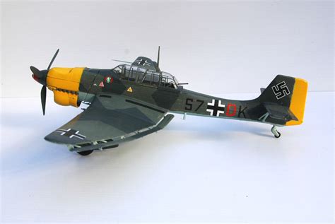 Airfix Junkers Ju 87B Stuka Military Aircraft 1:24 Model Kit | at Mighty Ape Australia