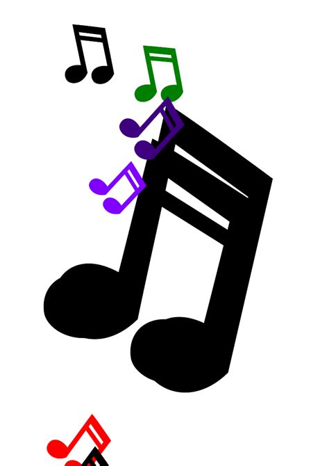 Colored Music Notes clip art | Clipart Panda - Free Clipart Images