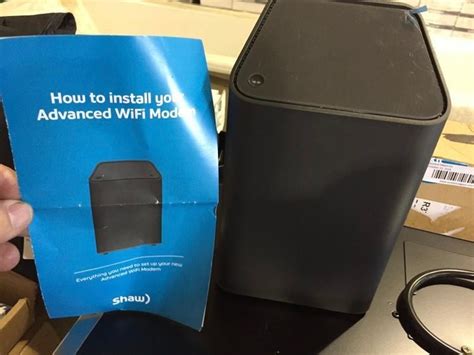 Shaw Advanced Wifi Modem in box