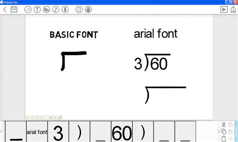 How to use mathmatical term : VideoScribe