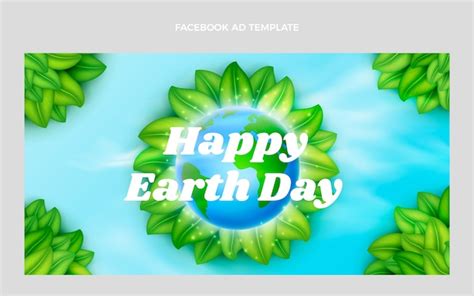 Free Vector | Realistic earth day social media promo template