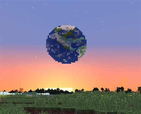 Easy Pixel Earth Tutorial Minecraft Map