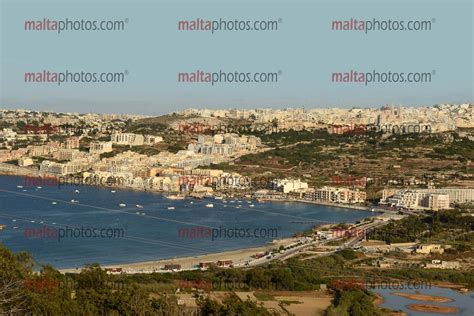 Mellieha Bay Sandy Beach Ghadira - Malta Photos