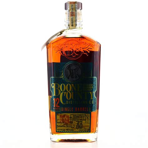 Boone County 12 Year Old 'Eighteen 33' Single Barrel Bourbon / Gordon’s Wine and Spirits ...