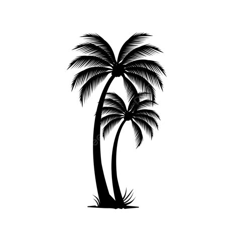 Small Palm Tree Silhouette Vector Png Palm Tree Vector Silhouette | Porn Sex Picture