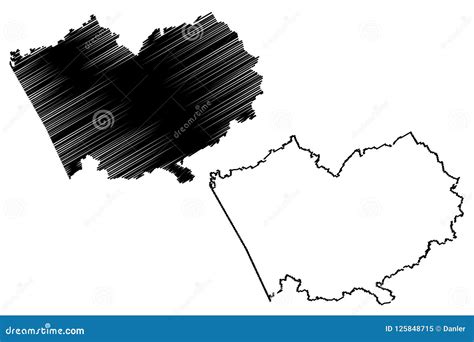 Altai Krai map vector stock vector. Illustration of county - 125848715