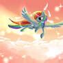 Cloudsdale's best flier Rainbow dash! by AquaGalaxy on DeviantArt