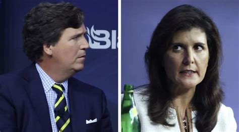 Tucker Carlson Stuns Nikki Haley With One Question During GOP Forum : r ...