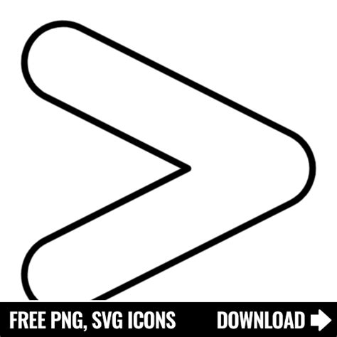 Greater Than Sign Icon - Free PNG, SVG