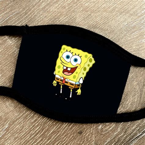 Spongebob Face Mask | Etsy