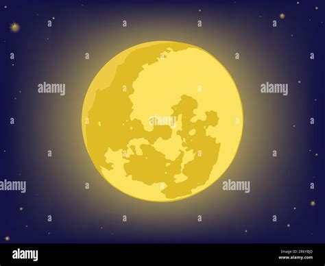 moon on night sky. vector backgrounds Stock Vector Image & Art - Alamy
