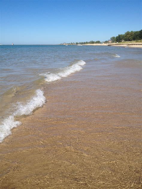 St. Joseph, Michigan~Don't let the fresh water fool you. This beach is ...