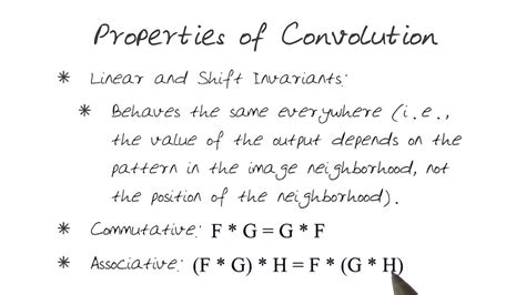 Properties of Convolution - YouTube