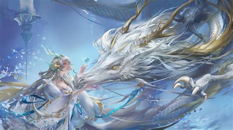 White Chinese Dragon Wallpapers - Top Free White Chinese Dragon Backgrounds - WallpaperAccess