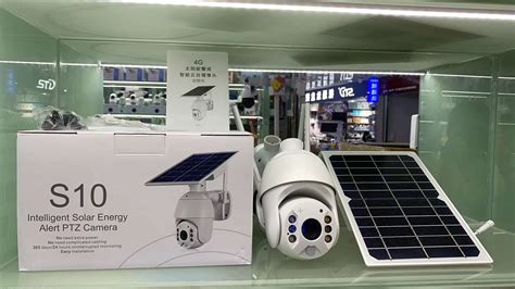 4G solar PTZ Camera with two way audio alarm PIR low power