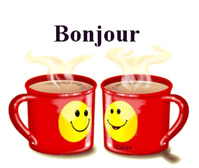 Gif Bonjour Chocolat Smiley