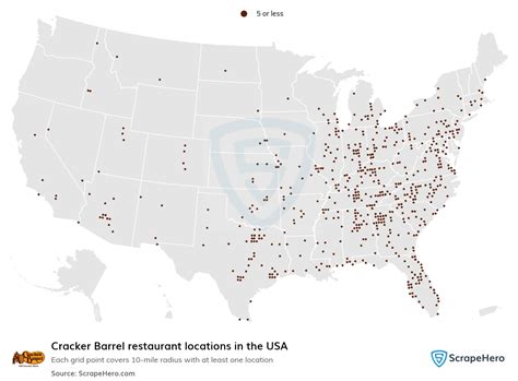 List of all Cracker Barrel store locations in the USA | ScrapeHero Data ...