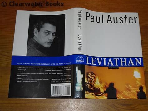 Leviathan. A novel. by PAUL AUSTER.: Near Fine Hardcover (1992) 1st ...