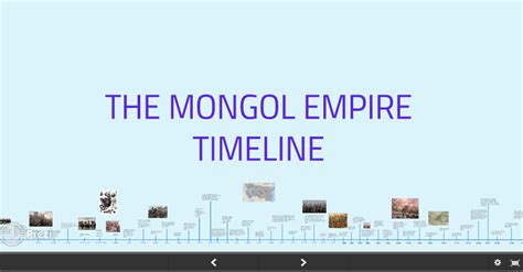 The Mongol Empire Timeline. Línea del tiempo del imperio mongol (Prezi) - Didactalia: material ...