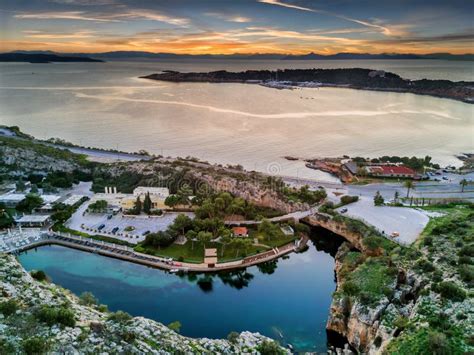 Therapeutic Spa Vouliagmeni Lake, Athens Greece Stock Image - Image of coast, curative: 63861165