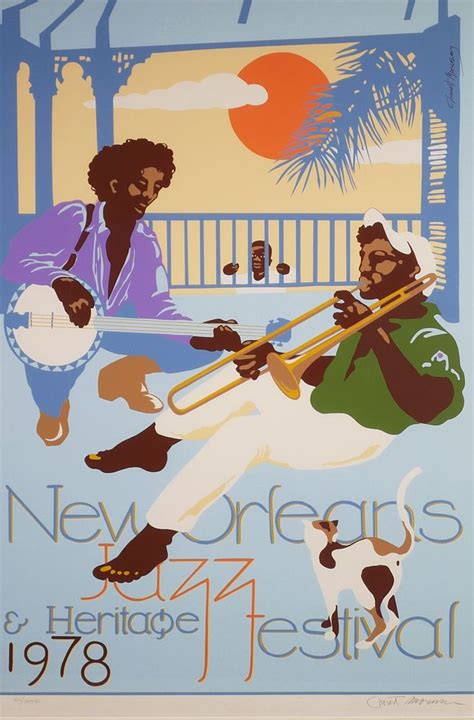 1978 New Orleans Jazz Festival Poster sold at auction on 15th February ...